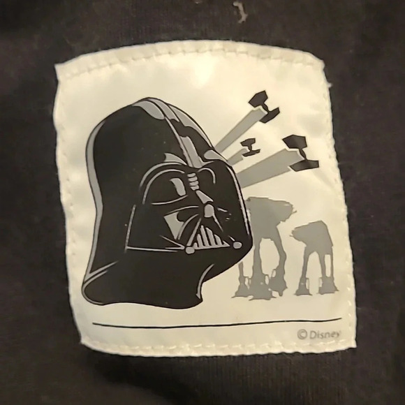 Disney Store Star Wars boys zip-up raincoat Darth Vader embroidery black LOT G - Picture 11 of 14